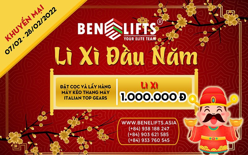 Chương trình Lì xì đầu năm của Benelifts Asia