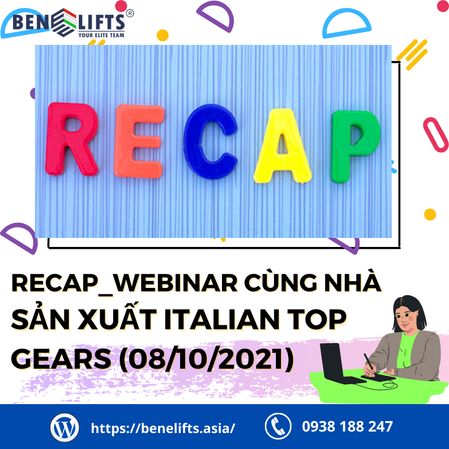 Webinar Cùng nhà sản xuất máy kéo thang máy Italian Top Gears