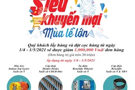 SIÊU KHUYẾN MẠI MÙA LỄ LỚN 30/4 TẠI BENELIFTS ASIA