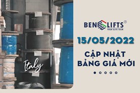 THÔNG BÁO BENELIFTS ASIA 15/05/2022 CẬP NHẬT BẢNG GIÁ CÁP THÉP MỚI