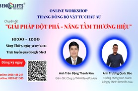 THÔNG BÁO WORKSHOP ONLINE THANG ĐỒNG BỘ VẬT TƯ CHÂU ÂU (LẦN 1) 